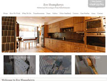 Tablet Screenshot of evehumphreys.com